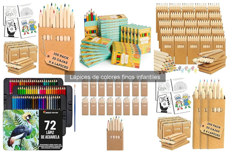 Errores comunes al usar lápices de colores finos infantiles