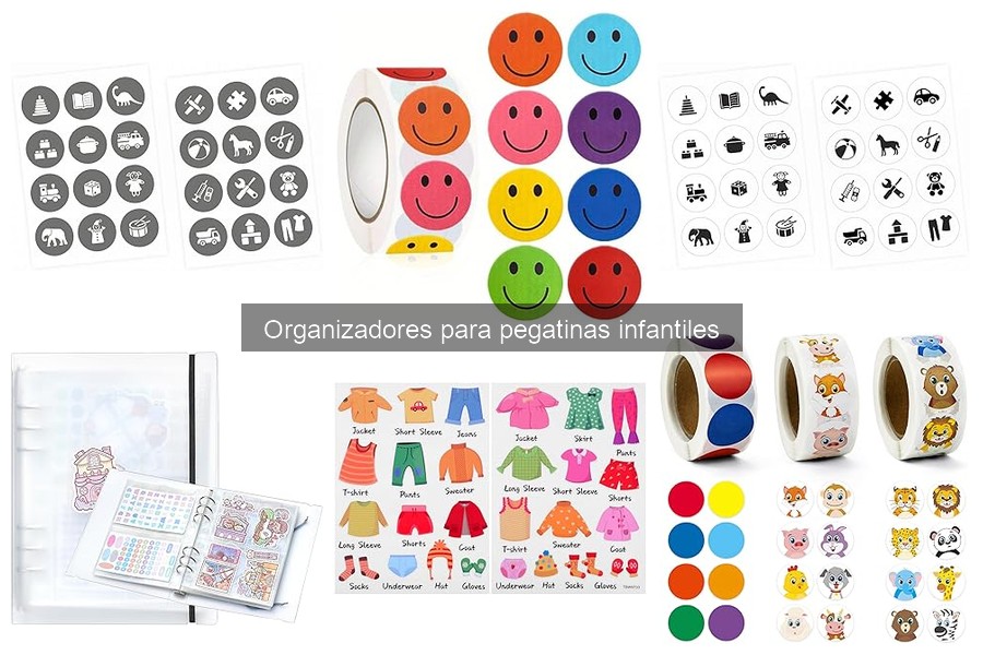 Errores comunes al usar organizadores para pegatinas infantiles
