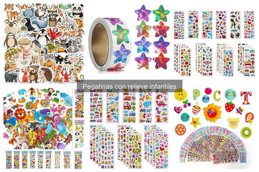 Errores comunes al usar pegatinas con relieve infantiles