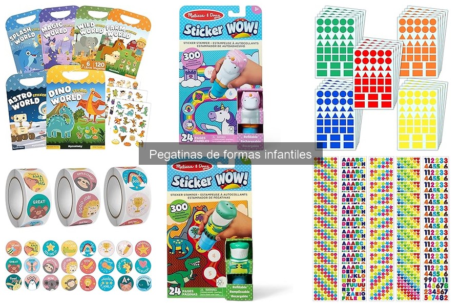Errores comunes al usar pegatinas de formas infantiles
