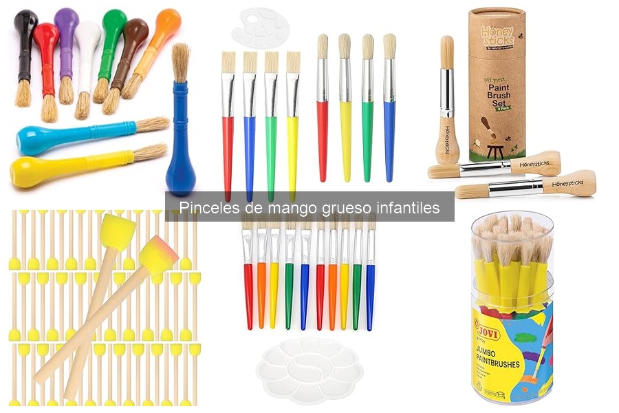 Errores comunes al usar pinceles de mango grueso infantiles
