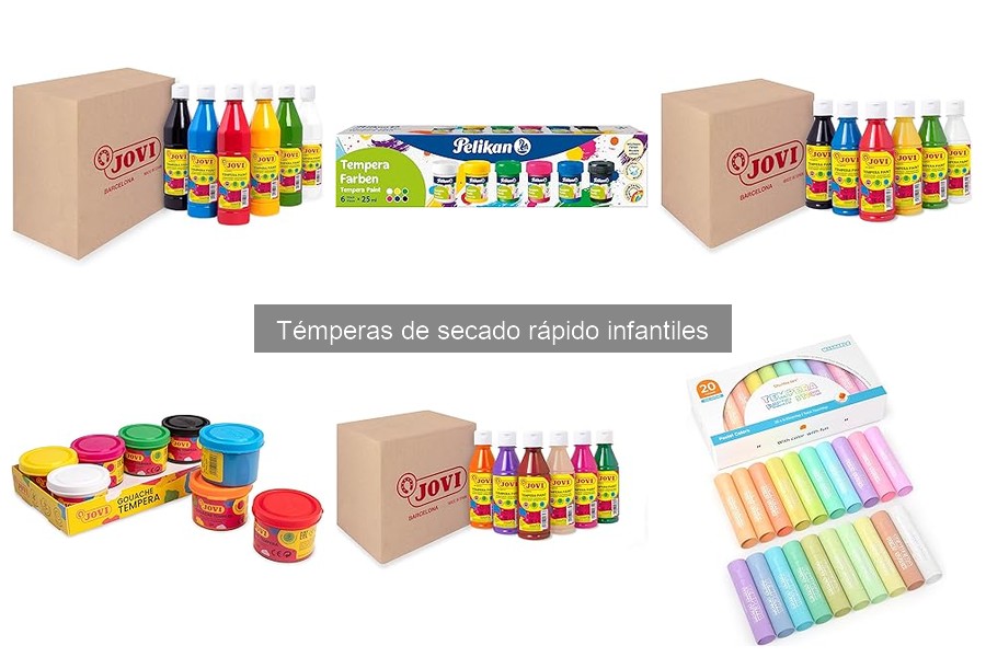 Errores comunes al usar témperas de secado rápido infantiles
