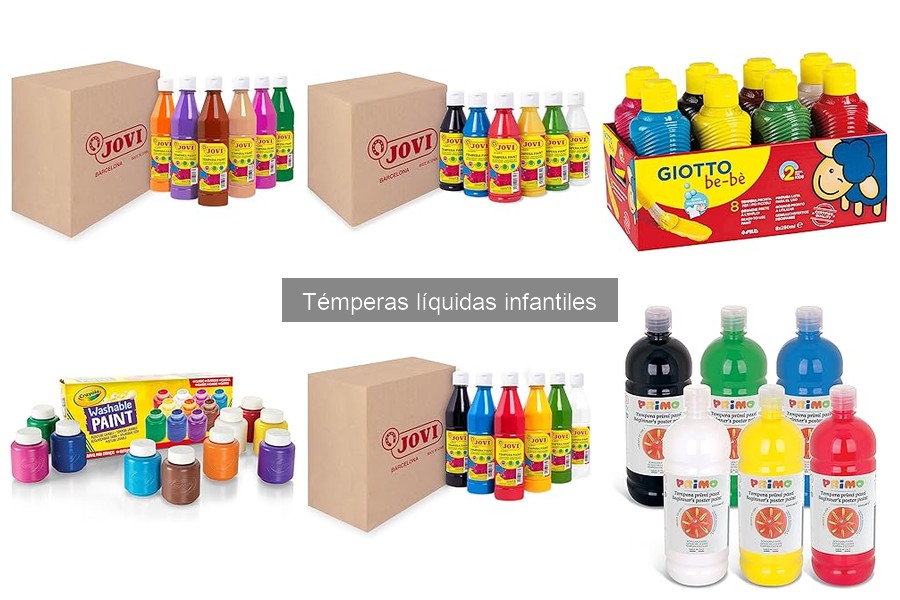 Errores comunes al usar témperas líquidas infantiles y soluciones