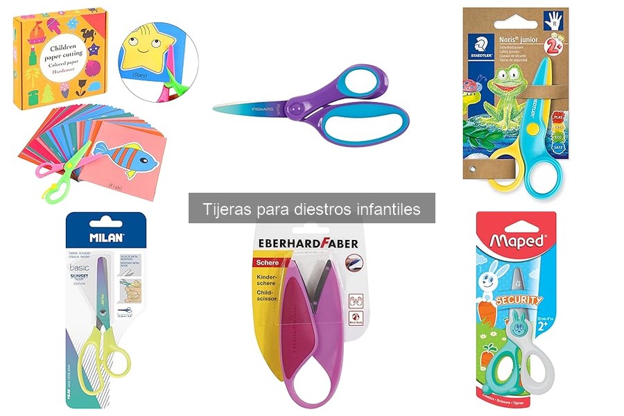 Errores comunes al usar tijeras para diestros infantiles