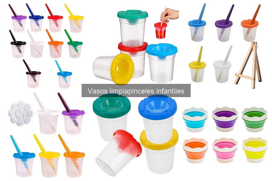 Errores comunes al usar vasos limpiapinceles infantiles