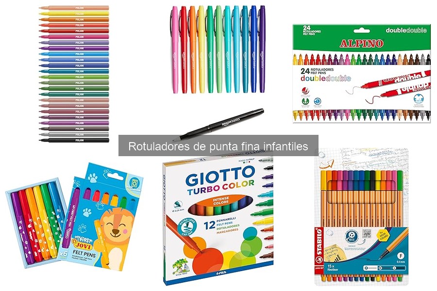 Errores comunes con rotuladores de punta fina en manualidades infantiles