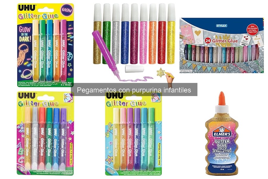 ¿Es seguro el pegamento con purpurina para niños?