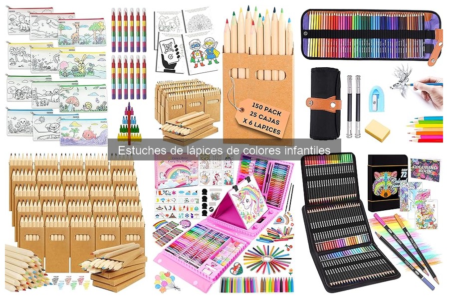 Estuches de Lápices de Colores Recomendados por Edad