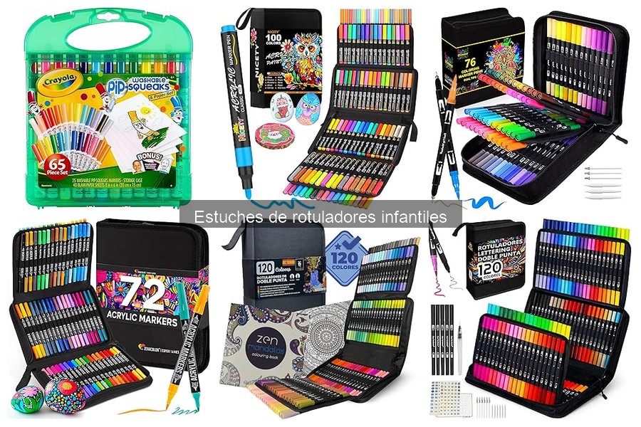 Estuches de rotuladores para niños: ¡elige el mejor para cada edad!