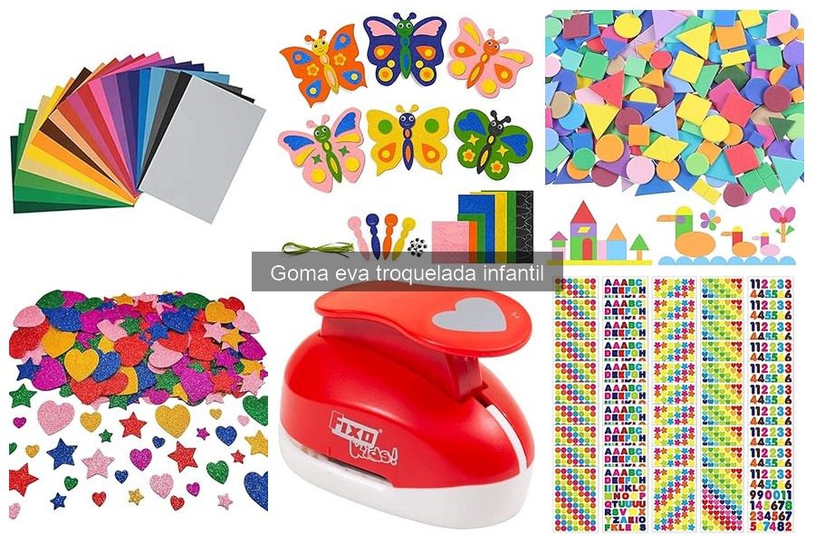 Goma Eva Troquelada vs. Materiales de Manualidades Infantiles