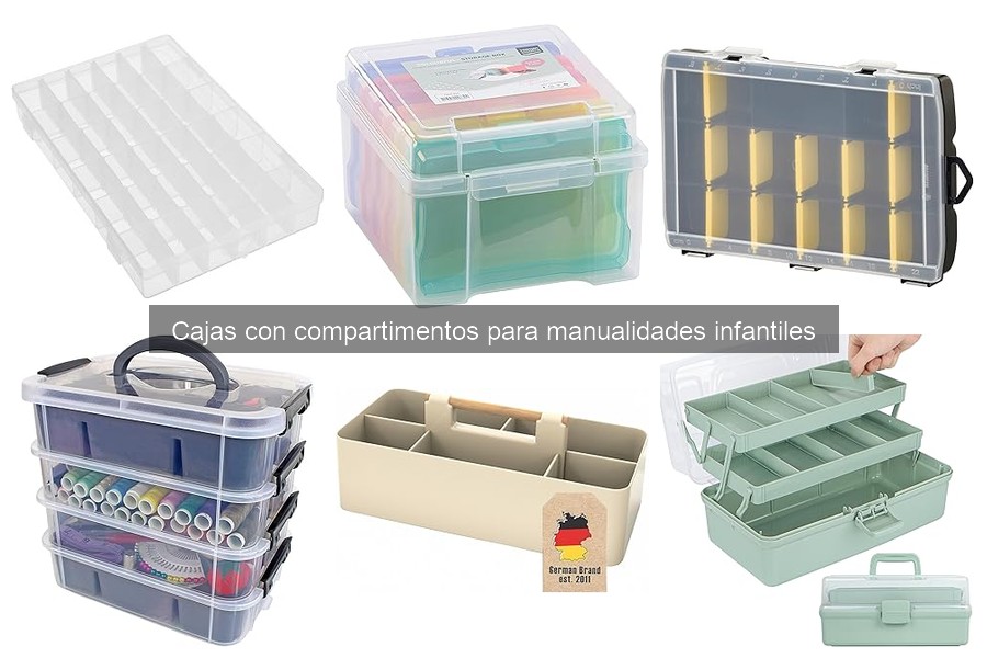 Guía de Compra: Cajas con Compartimentos para Manualidades Infantiles
