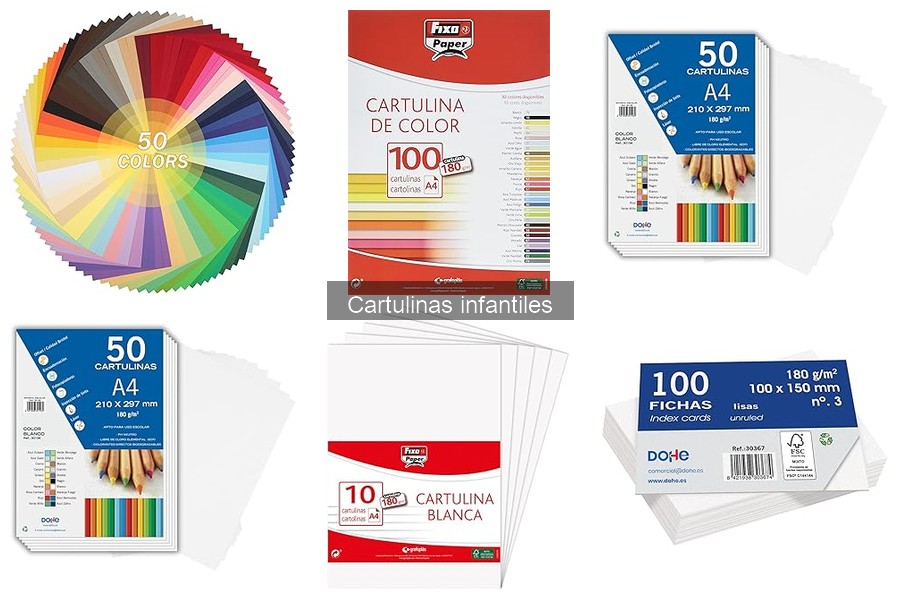 Guía de compra: Cartulinas infantiles para manualidades