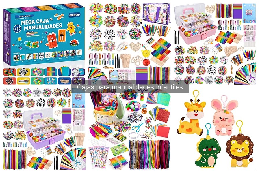 Guía de compra de cajas para manualidades infantiles