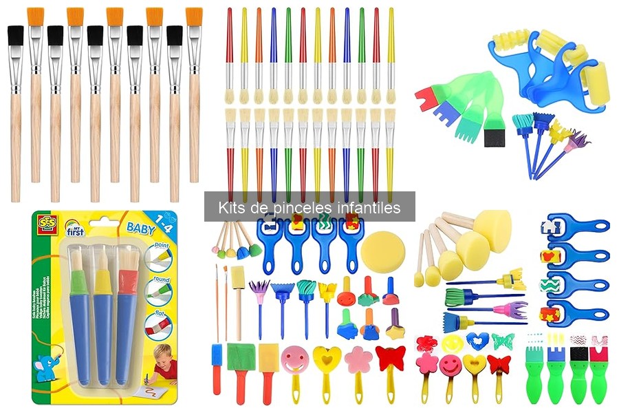 Guía de compra de kits de pinceles infantiles