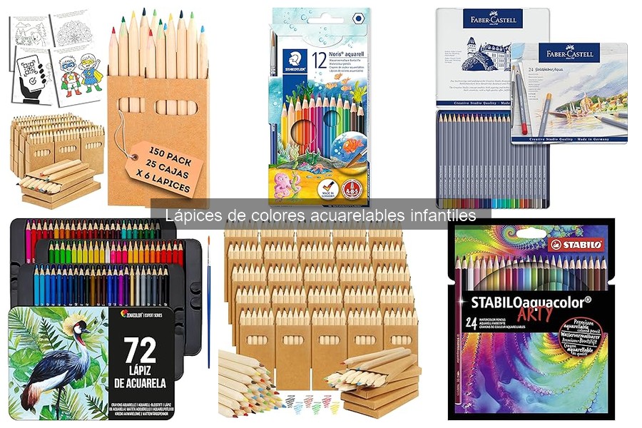 Guía de Compra de Lápices de Colores Acuarelables Infantiles