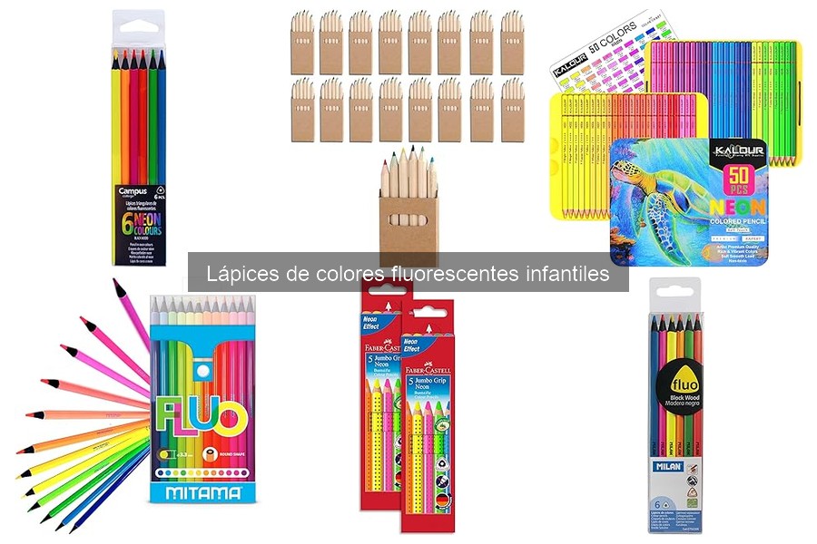 Guía de compra de lápices fluorescentes para niños