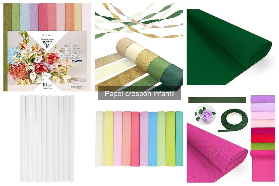 Guía de compra de papel crespón infantil: calidad y precio