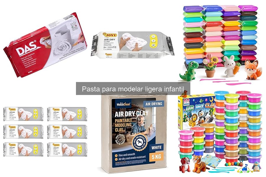 Guía de compra de pasta para modelar ligera infantil