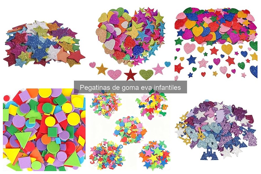 Guía de compra de pegatinas de goma eva infantiles