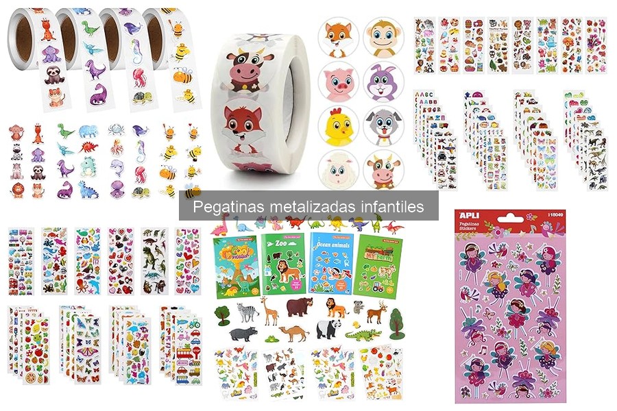 Guía de compra de pegatinas metalizadas infantiles