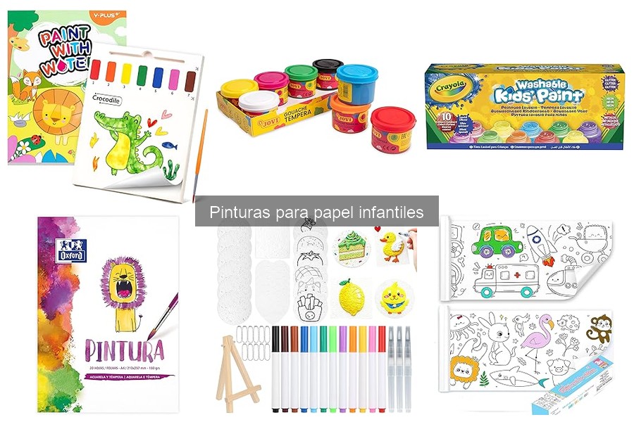 Guía de compra de pinturas para papel infantiles seguras