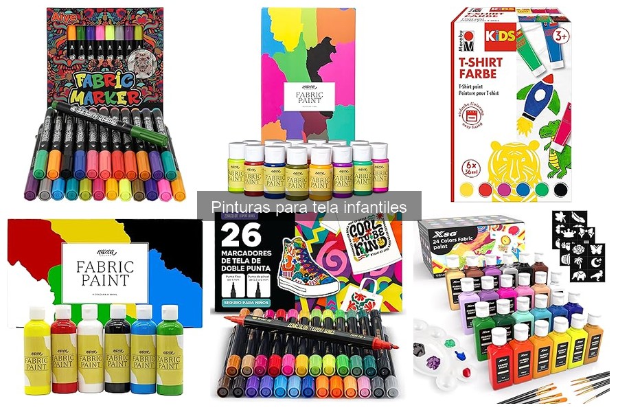 Guía de compra de pinturas para tela infantiles seguras