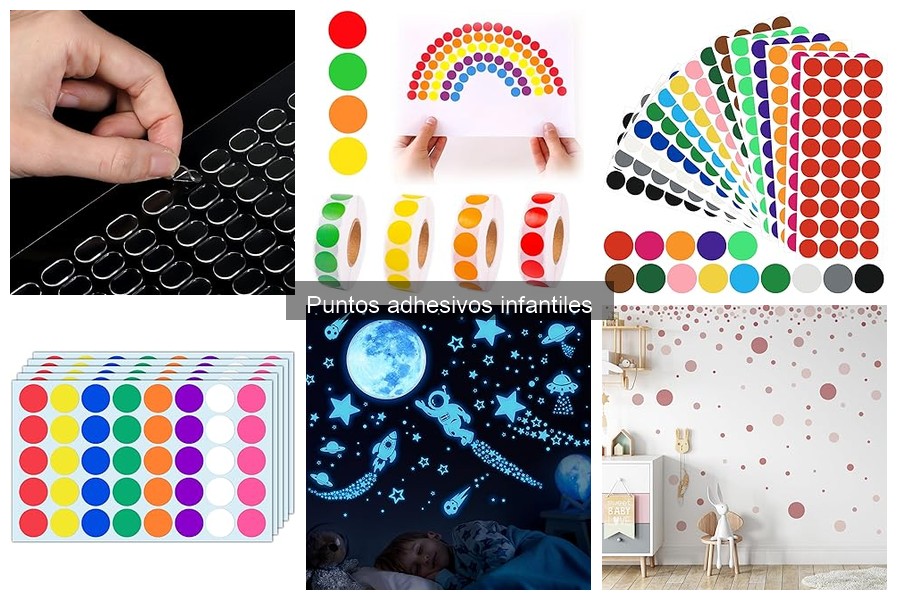 Guía de compra de puntos adhesivos infantiles para manualidades
