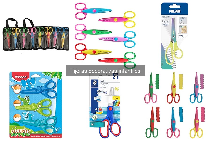 Guía de compra de tijeras decorativas infantiles