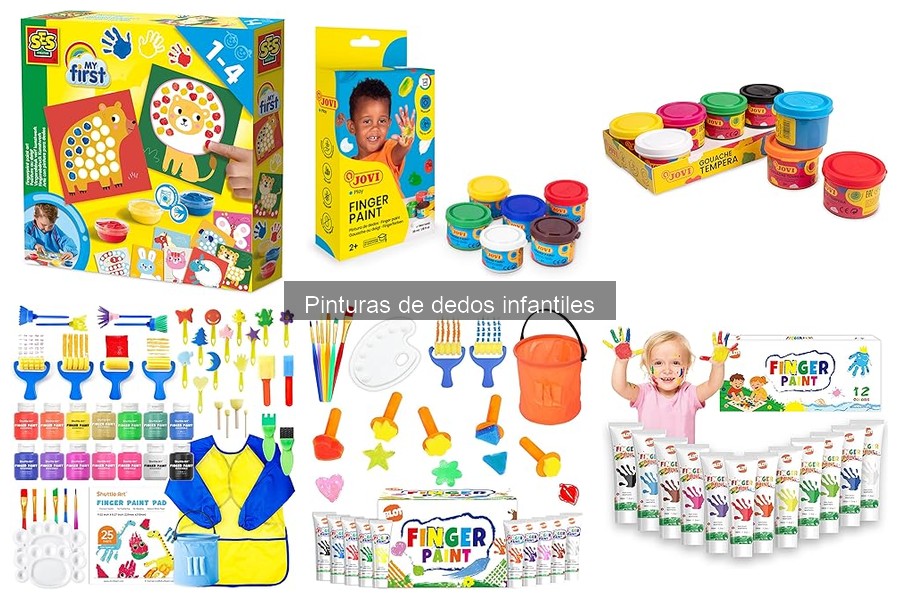 Guía de compra: Pinturas de dedos infantiles seguras