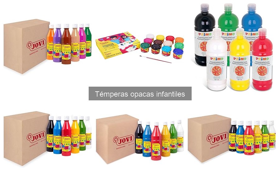 Guía para Comprar Témperas Opacas Infantiles