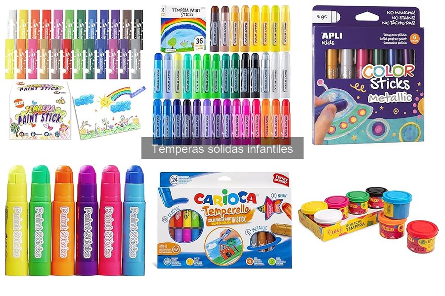 Guía para Comprar Témperas Sólidas Infantiles