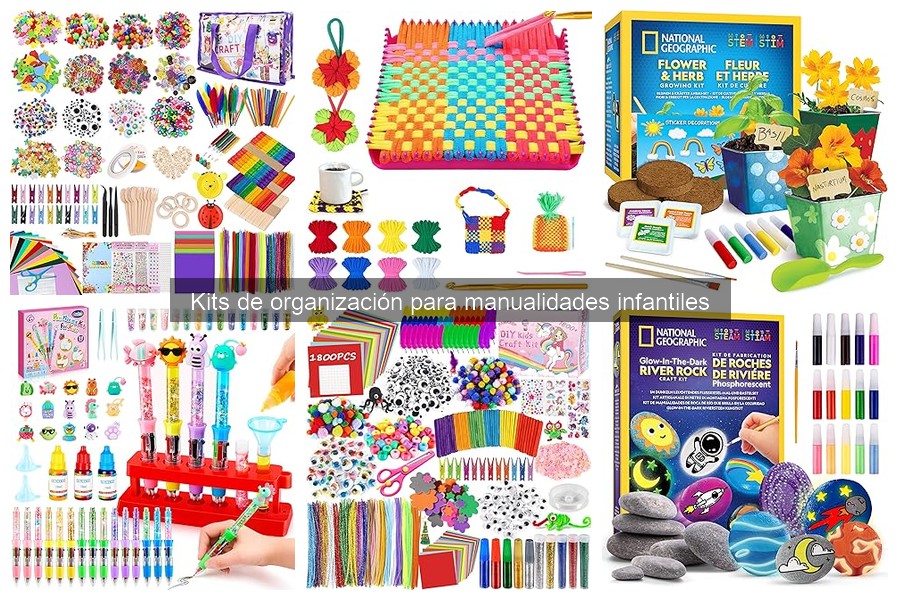 Guía para elegir el kit de organización ideal en manualidades infantiles
