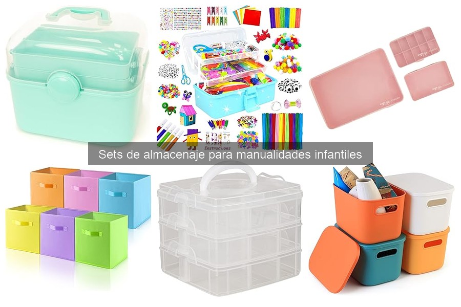 Guía para elegir el mejor set de almacenaje de manualidades infantiles