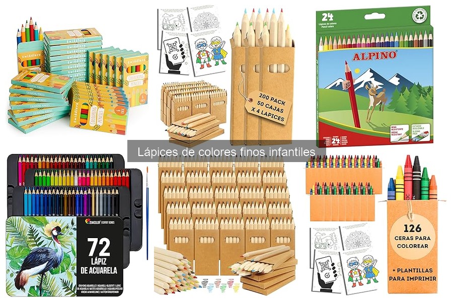 Guía para Elegir Lápices de Colores Finos para Niños