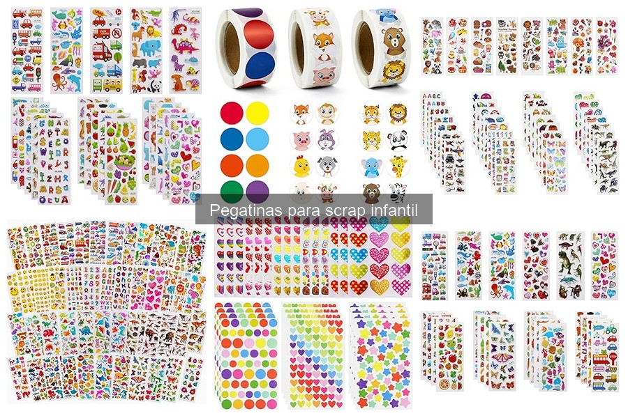 Guía para elegir las mejores pegatinas para scrap infantil