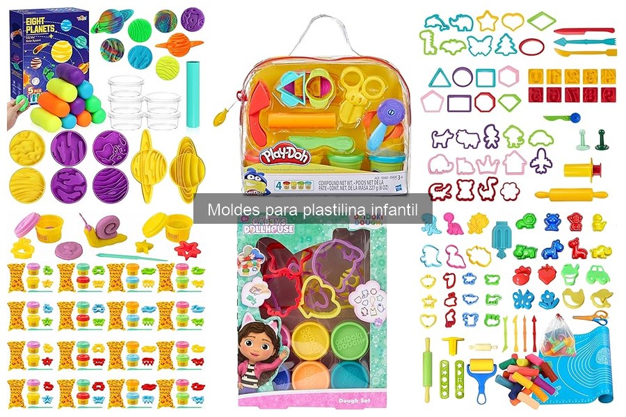 Guía para elegir los mejores moldes para plastilina infantil