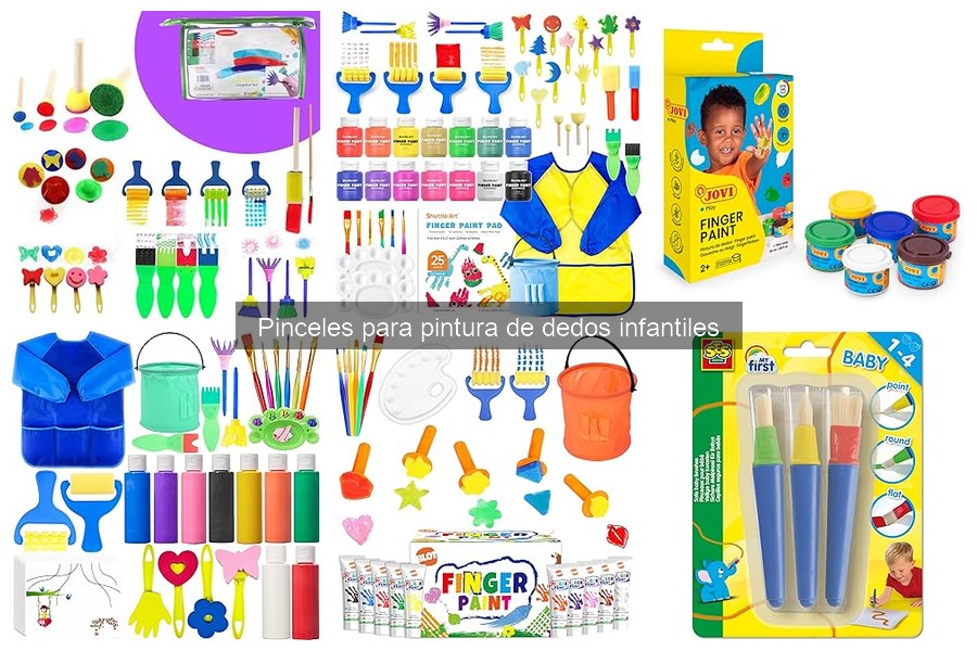Guía para Elegir Pinceles para Pintura de Dedos Infantiles