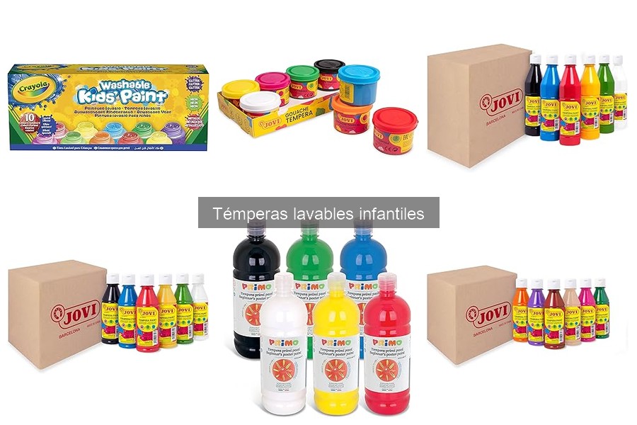 Guía para elegir témperas lavables infantiles adecuadas