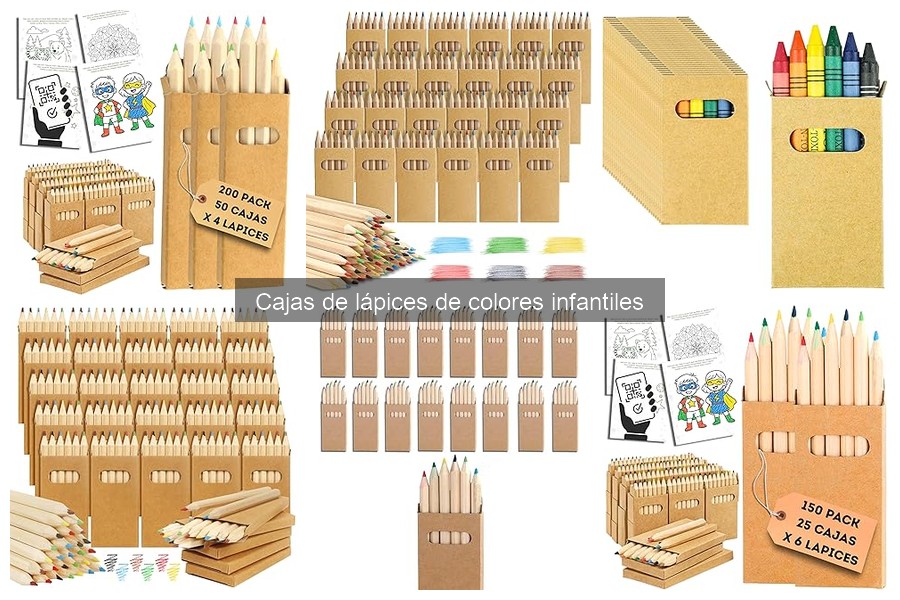 Ideas creativas con cajas de lápices de colores para manualidades