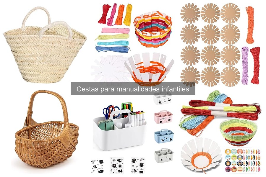 Ideas creativas con cestas para manualidades infantiles