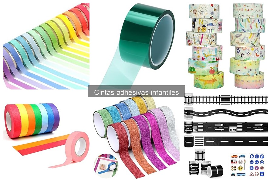 Ideas creativas con cintas adhesivas para manualidades infantiles