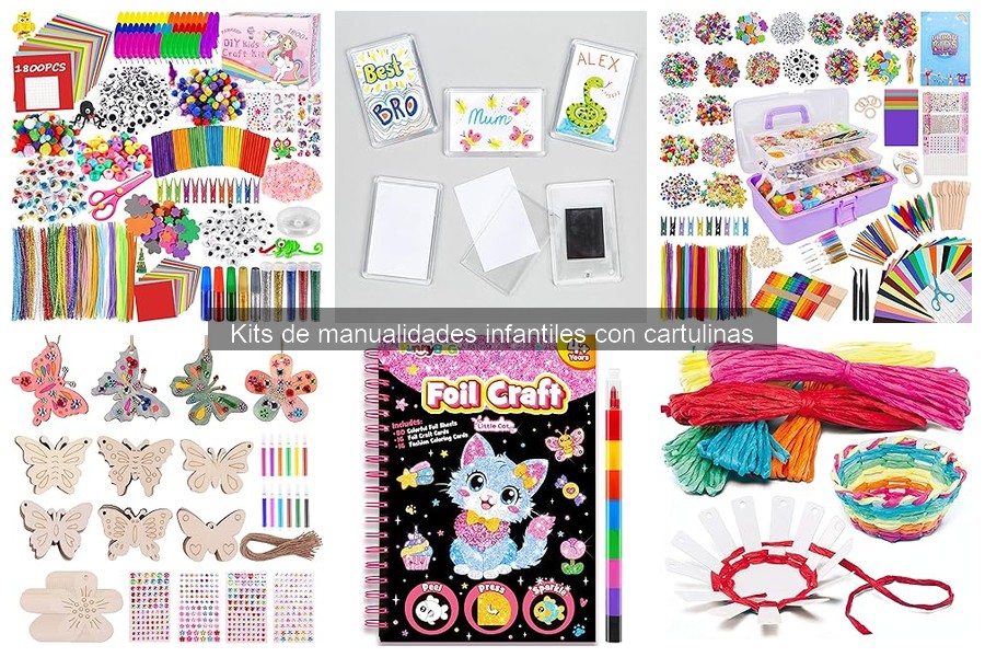 Ideas Creativas con Kits de Manualidades de Cartulinas