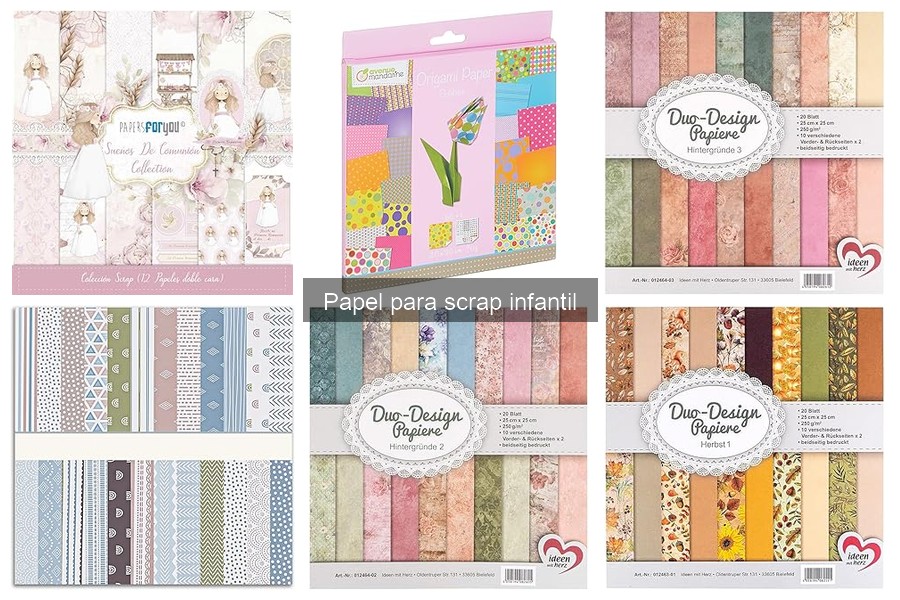 Ideas creativas con papel de scrap infantil para tus proyectos