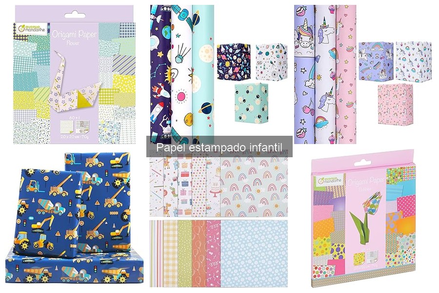 Ideas creativas con papel estampado infantil para manualidades