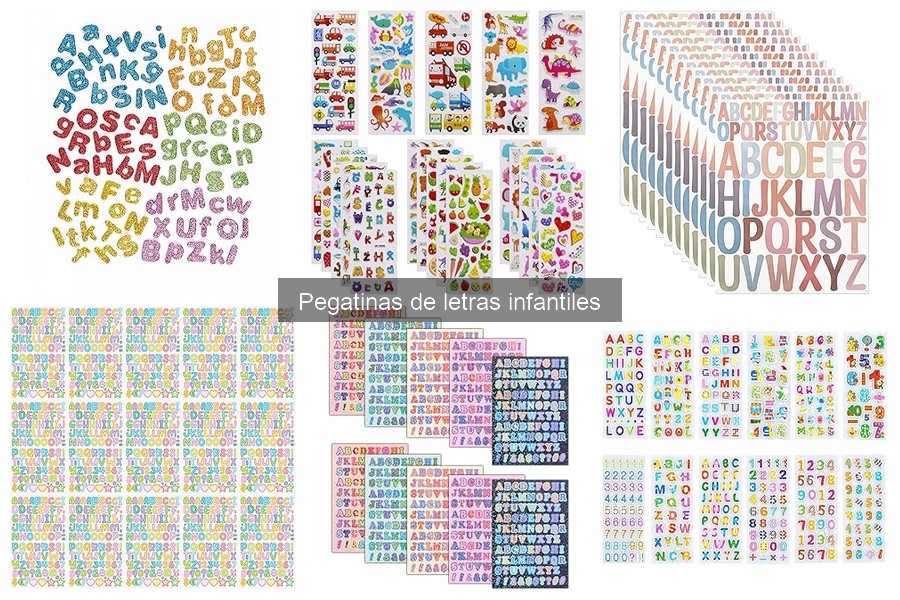 Ideas Creativas con Pegatinas de Letras para Manualidades