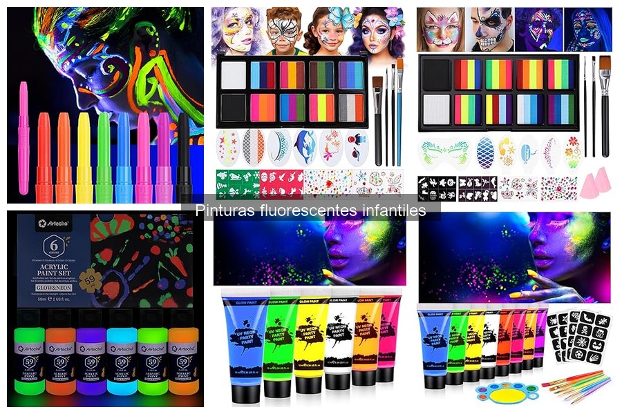 Ideas Creativas con Pinturas Fluorescentes para Niños