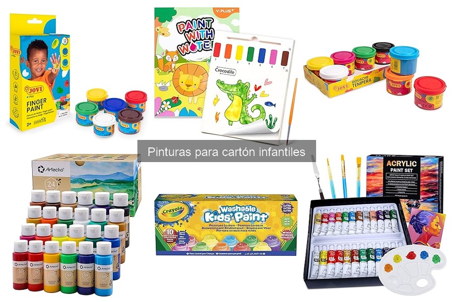 Ideas Creativas con Pinturas para Cartón en Niños