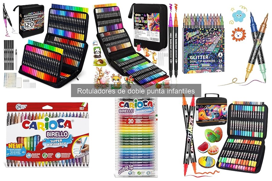 Ideas creativas con rotuladores de doble punta para niños
