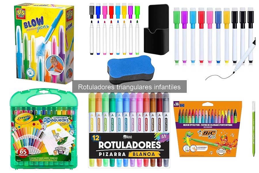 Ideas creativas con rotuladores triangulares para manualidades