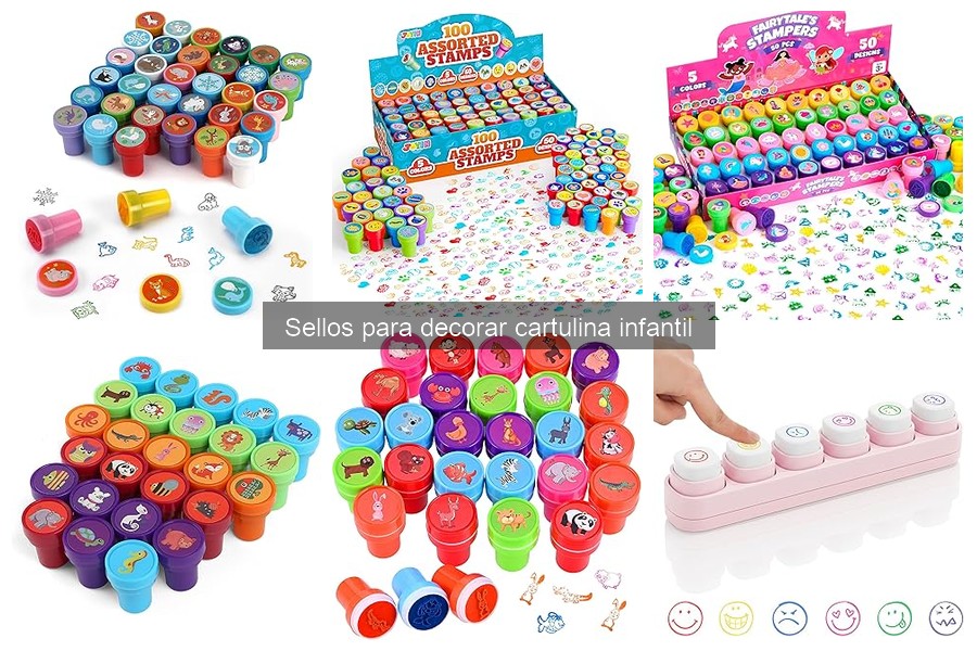 Ideas creativas con sellos para manualidades infantiles